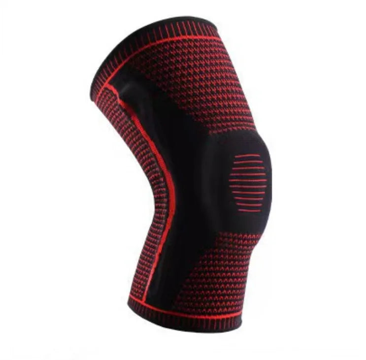 1 Piece Knee Brace Strap Patella Medial Support Strong Meniscus Silicone Compression Protection Sport Kneepads Running Basket