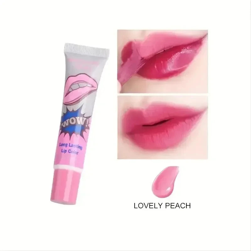 Waterproof Lip Liner Peel Off Tattoo Lipgloss Waterproof Long Lasting Matte Lip Tint Brown Contour Tear-off Lips Stain Cosmetic